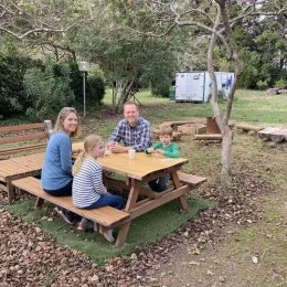 週末は、自然がリビングになります