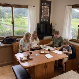 自分たちの時間、まるで我が家のように